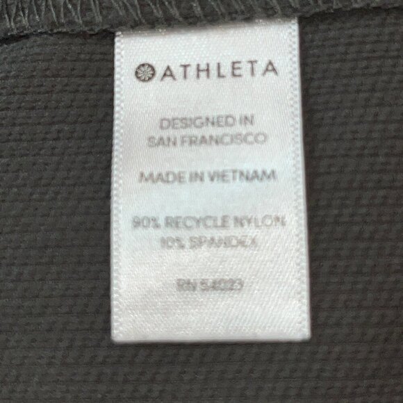 Athleta Wander Slim Ankle Pants 8 Tall High Rise Skinny Leg -Gray - Nylon Blend - Picture 10 of 12